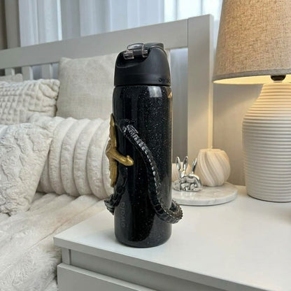 Tiny Gold Dragon Owala Bottle