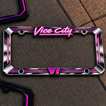Vice City License Plate Frame
