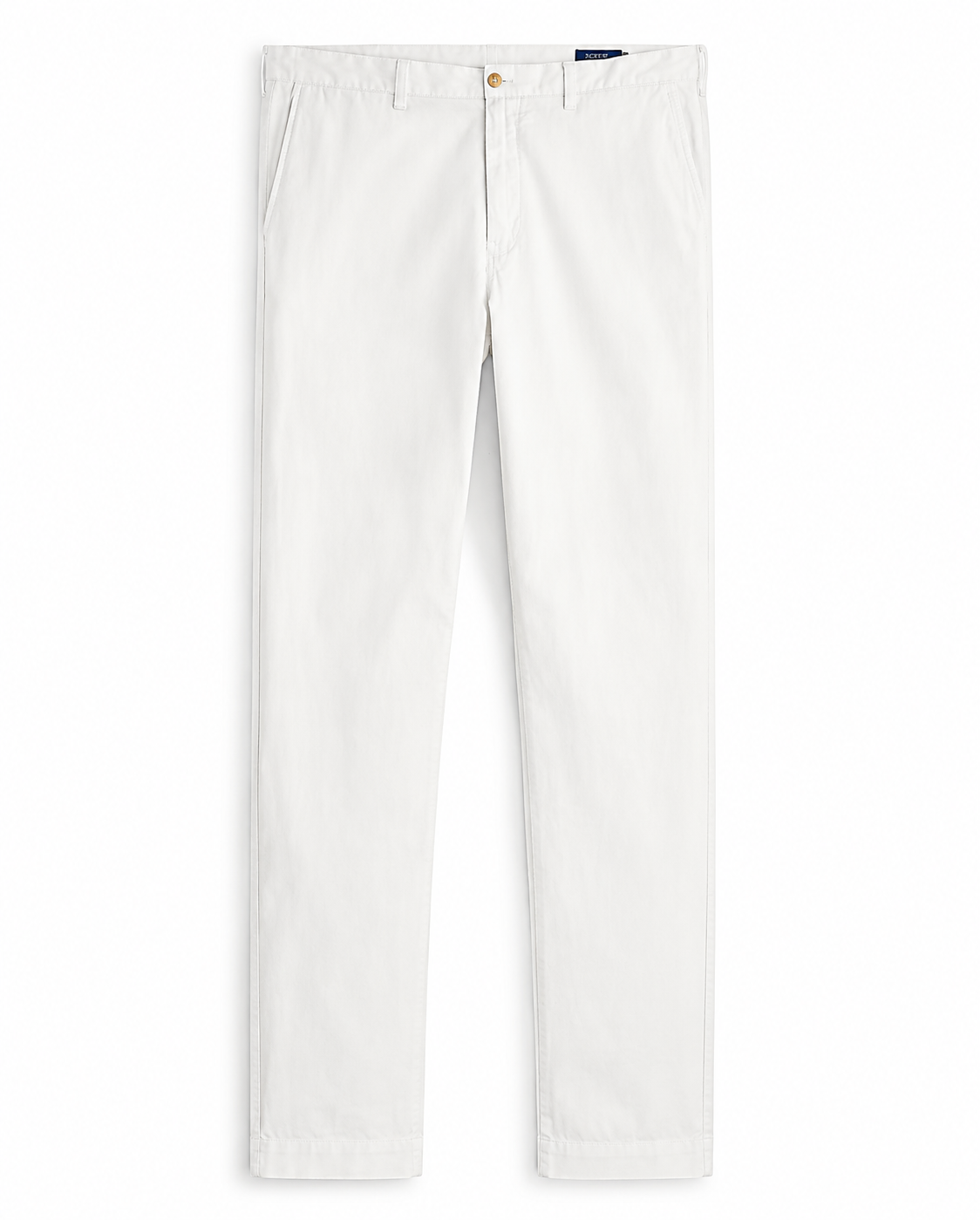 Euro White Linen Pants