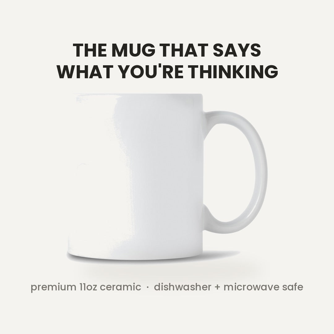 Premium 11oz ceramic hidden message mug